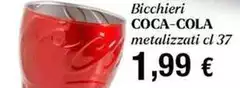 Coca Cola - Bicchieri Metalizzati Coca Cola - Bicchieri Metalizzati