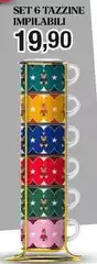 Set 6 Tazzine Impilabili Set 6 Tazzine Impilabili