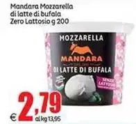 Mandara - Mozzarella Di Latte Di Bufala Zero Lattosio