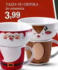 Tazza Te+ciotola In Ceramica Tazza Te+ciotola In Ceramica