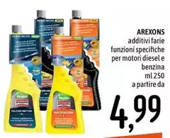 Arexons - Additivi Farie Funzioni Specificche Per Motori Diesel E Benzina Arexons - Additivi Farie Funzioni Specificche Per Motori Diesel E Benzina