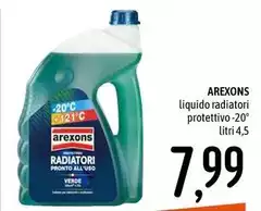 Arexons - Liquido Radiatori Protettivo -20° Arexons - Liquido Radiatori Protettivo -20°