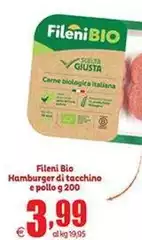 Fileni - Bio Hamburger Di Tacchino E Pollo