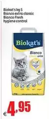 Biokat's - Bianco Extra Classic Bianco Fresh Hygiene Control Biokat's - Bianco Extra Classic Bianco Fresh Hygiene Control