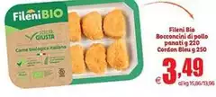 Fileni - Bio Bocconcini Di Pollo Panati