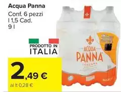 Acqua Panna - Conf. 6 Pezzi L 1,5 Cad.