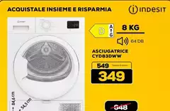 Indesit - Asciugatrice Cyd83dww Indesit - Asciugatrice Cyd83dww