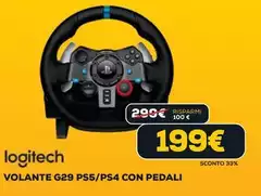 Logitech - Volante G29 Ps5/Ps4 Con Pedali Logitech - Volante G29 Ps5/Ps4 Con Pedali