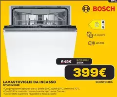 Bosch - Lavastoviglie Da Incasso SMV2HVX02E Bosch - Lavastoviglie Da Incasso SMV2HVX02E