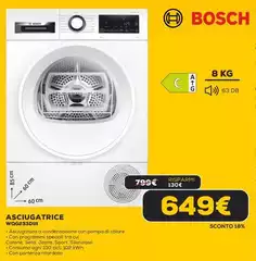 Bosch - Asciugatrice WQG233D1II Bosch - Asciugatrice WQG233D1II