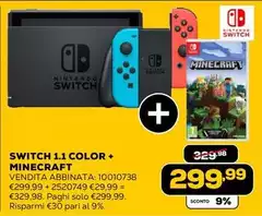 Nintendo - 1.1 Color + Minecraft Nintendo - 1.1 Color + Minecraft