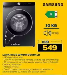 Samsung - Lavatrice WW10FGU94LB