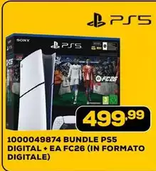 Sony - Ps5 Digital + Ea Fc26 (in Formato Digitale) Sony - Ps5 Digital + Ea Fc26 (in Formato Digitale)