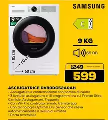 Samsung - Asciugatrice DV90DG52A0AH