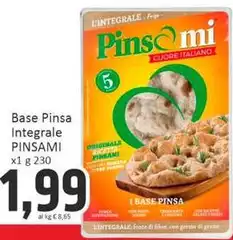 Pinsami - Base Pinsa Integrale Pinsami - Base Pinsa Integrale