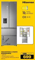 Hisense - Frigorifero 4 Porte RF63214WEI Hisense - Frigorifero 4 Porte RF63214WEI