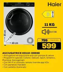 Haier - Asciugatrice Hd110-d959e