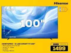 Hisense - 100E70PRO Q-LED SMART TV 100 Hisense - 100E70PRO Q-LED SMART TV 100