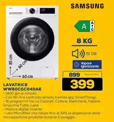 Samsung - Lavatrice WW80CGC04DAE