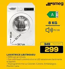 Smeg - Lavatrice Lb118oaeu Smeg - Lavatrice Lb118oaeu