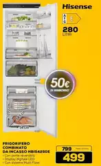 Hisense - Frigorifero Combinato Da Incasso HBI54250E Hisense - Frigorifero Combinato Da Incasso HBI54250E