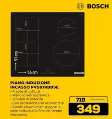 Bosch - Piano Induzione Incasso PVS616RBBE Bosch - Piano Induzione Incasso PVS616RBBE
