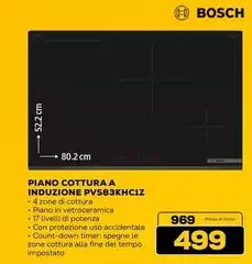 Bosch - Piano Cottura A Induzione PVS83KHC12 Bosch - Piano Cottura A Induzione PVS83KHC12