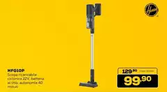 Hoover - Scopa Ricaricabile Ciclonica 22 Vv Batteria Hoover - Scopa Ricaricabile Ciclonica 22 Vv Batteria