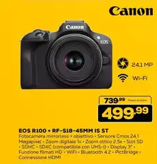 Canon - EOS R100+ RF-S18-45MM IS ST