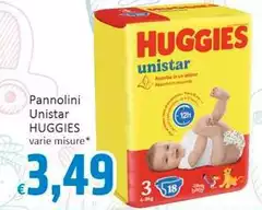 Huggies - Pannolini Unistar Huggies - Pannolini Unistar