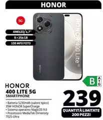 Honor - 400 Lite 5G Smartphone Honor - 400 Lite 5G Smartphone