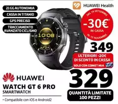 Huawei - Watch GT 6 Pro Smartwatch Huawei - Watch GT 6 Pro Smartwatch