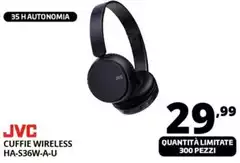 Jvc - Cuffie Wireless HA-S36W-A-U