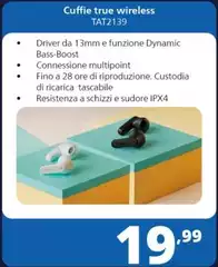 Philips - Cuffie True Wireless TAT2139