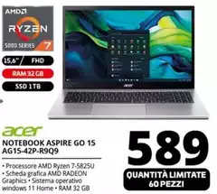 Acer - Notebook Aspire Go 15 AG15-42P-R9Q9 Acer - Notebook Aspire Go 15 AG15-42P-R9Q9