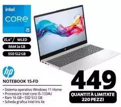 HP - Notebook 15-FD