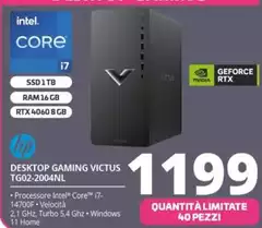 HP - Desktop Gaming Victus TG02-2004NL HP - Desktop Gaming Victus TG02-2004NL