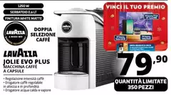Lavazza - Jolie Evo Plus Macchina Caffe A Capsule Lavazza - Jolie Evo Plus Macchina Caffe A Capsule