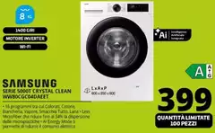 Samsung - Series 5000T Crystal Clean WW80CGC04DAEET