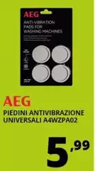 Aeg - Piedini Antivibrazione Universali A4WZPA02