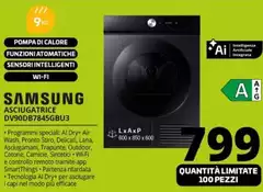 Samsung - Asciugatrice DV90DB7845GBU3