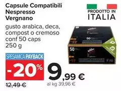 Vergnano - Capsule Compatibili Nespresso Vergnano - Capsule Compatibili Nespresso