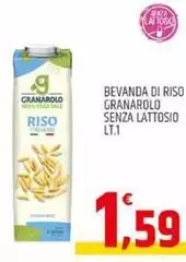Granarolo - Bevanda Di Riso Senza Lattosio Granarolo - Bevanda Di Riso Senza Lattosio