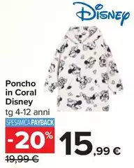 Disney - Poncho In Coral