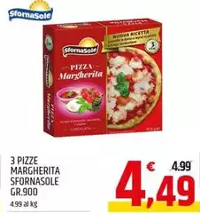 Sfornasole - 3 Pizze Margherita Sfornasole - 3 Pizze Margherita