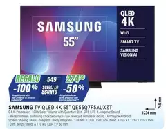 Samsung - Tv Qled 4k 55" QE55Q7F5AUXZT Samsung - Tv Qled 4k 55" QE55Q7F5AUXZT