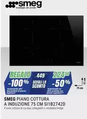 Smeg - Piano Cottura A Induzione A Induzione S11B2742D Smeg - Piano Cottura A Induzione A Induzione S11B2742D