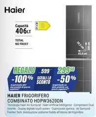 Haier - Frigorifero Combinato HDPW3620DN Haier - Frigorifero Combinato HDPW3620DN