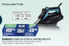 Rowenta - Ferro Da Stiro A Vapore DW5310 Rowenta - Ferro Da Stiro A Vapore DW5310