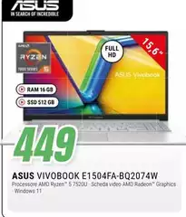 Asus - Vivobook E1504fa-bq2074w Asus - Vivobook E1504fa-bq2074w